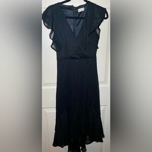 Women's Altar'd State Black Empire Waist‎ Sequin Dress S